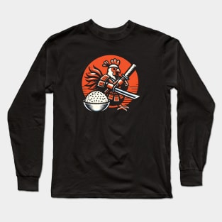 Chicken and Rice Samurai Long Sleeve T-Shirt